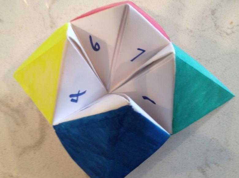 Мастер-класс «веселая игра-гадалка в технике «оригами» с детьми подготовительной к школе группы. воспитателям детских садов, школьным учителям и педагогам
