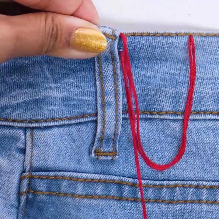 Как ушить брюки поясе
