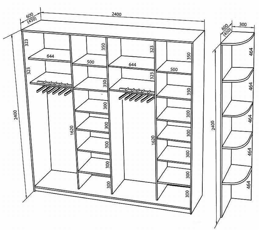 Как сделать встроенный шкаф-купе своими руками?