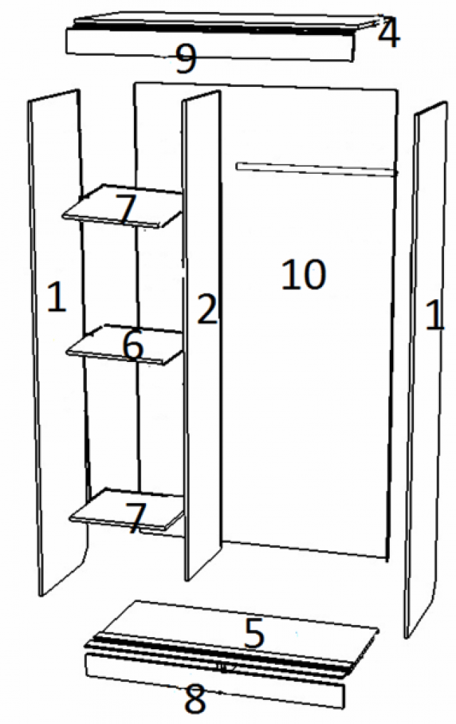 Пошаговая инструкция по сборке шкафа купе. как самостоятельно собрать шкаф купе «бася»? шкаф купе бася пошаговая инструкция по сборке