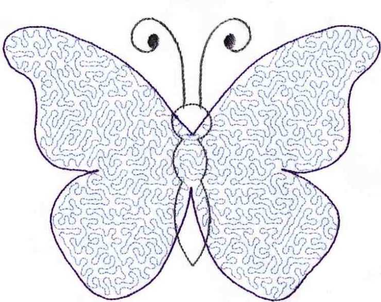 Бабочка из бумаги гармошкой