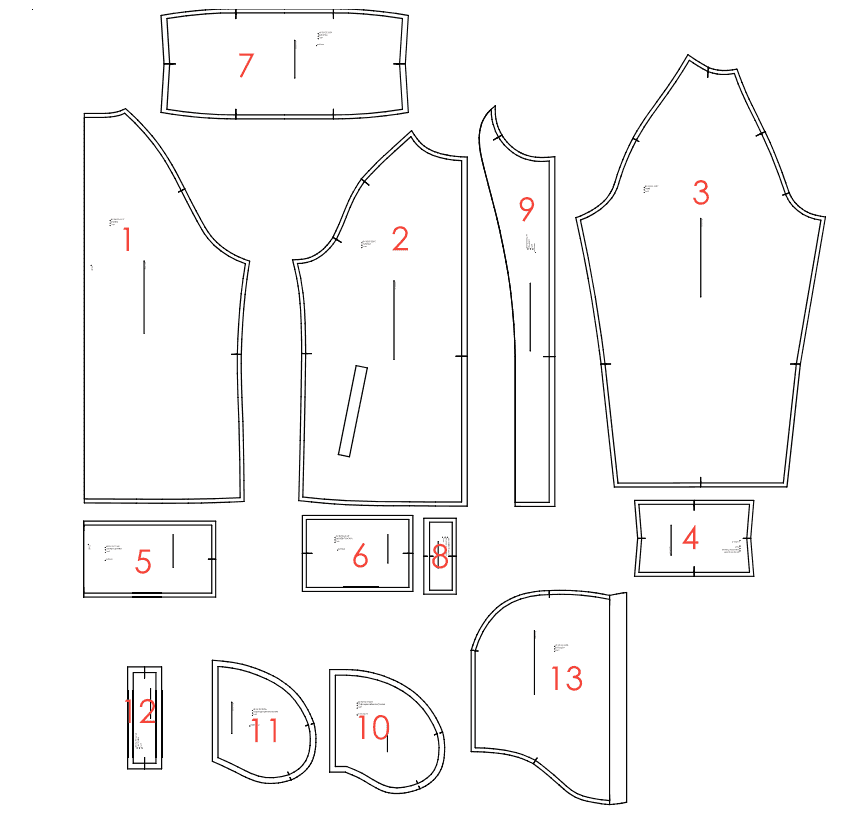 Выкройка кофты худи с капюшоном женская, мужская, детская: пошаговая инструкция по пошиву