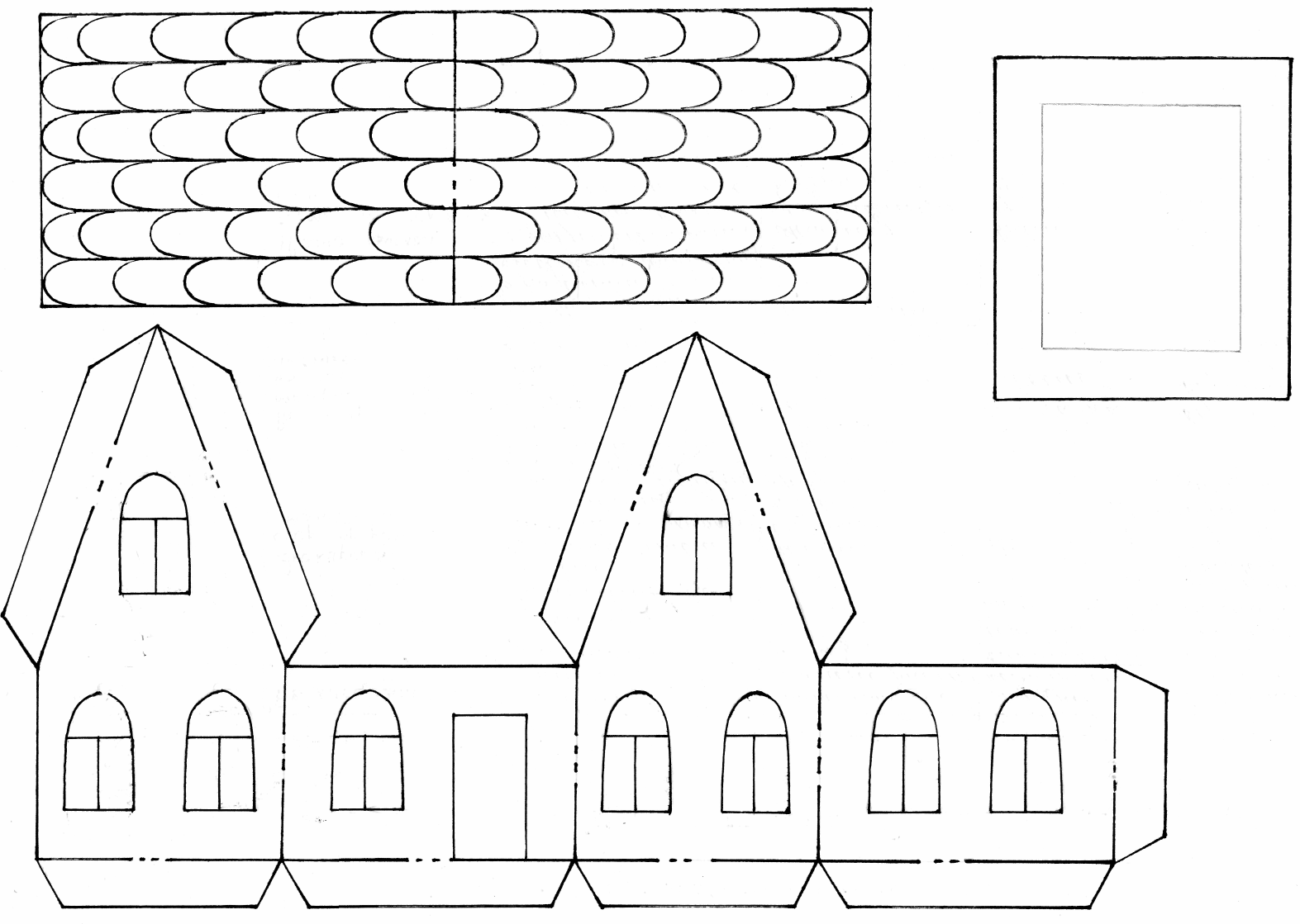Создание домика из бумаги своими руками: варианты поделок разными техниками, шаблоны домика из бумаги