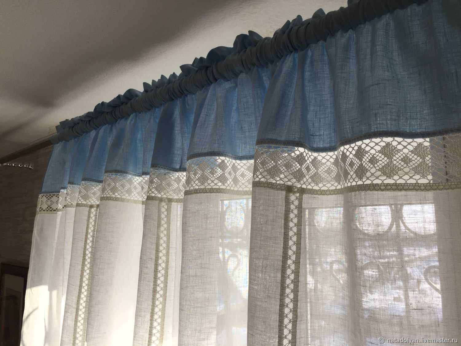 Льняные шторы в интерьере +50 примеров тюли, расцветок на фото