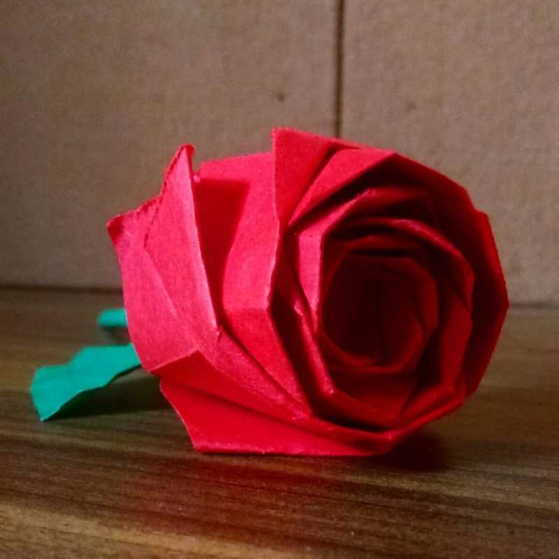 Роза из бумаги своими руками: 105 фото идей + пошаговая инструкция