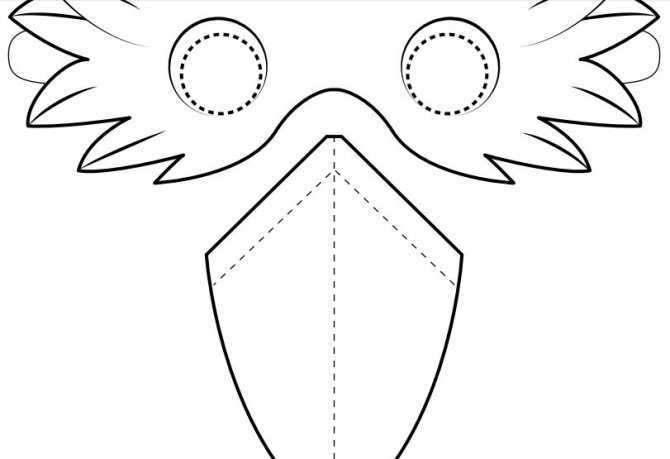 Детский мастер-класс «маска «ворона» для детей младшего школьного возраста. воспитателям детских садов, школьным учителям и педагогам