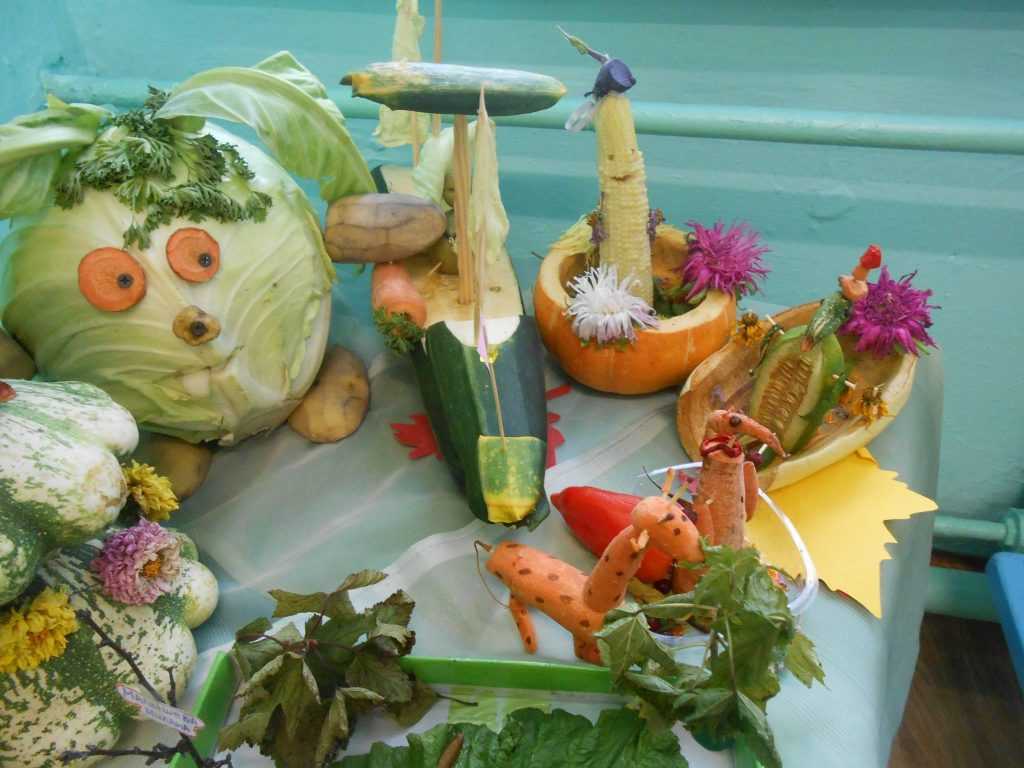 Осенью настает сезон овощных поделок Тыква, перец, кабачки – все это можно использовать в деле Держи 10 идей красивых и легких поделок из овощей в школу своими руками