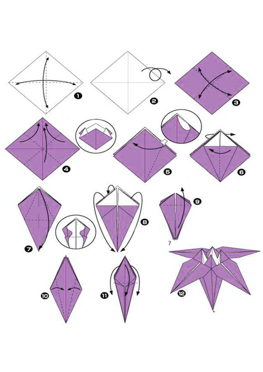 Оригами лилия: секрет создания очаровательного цветка :: syl.ru