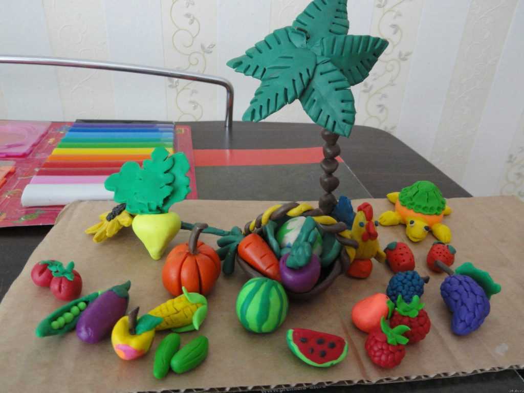 Поделки из пластилина - 73 фото идей легких детских изделий из пластилина