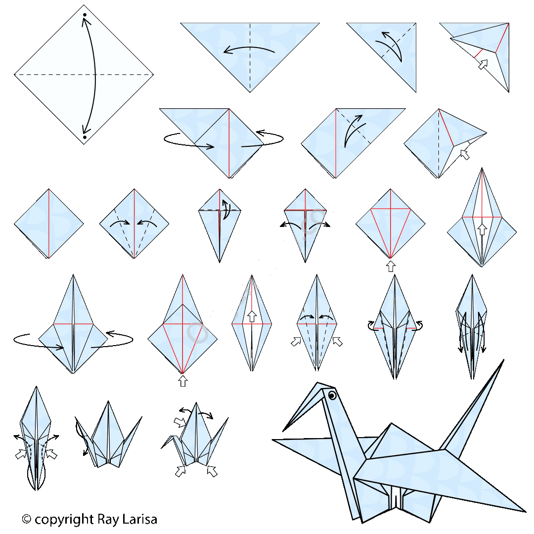 Бумажный Журавлик оригами пошаговая инструкция. Журавлик Цуру схема. Как делать журавликов из бумаги. Журавлик Цуру оригами.