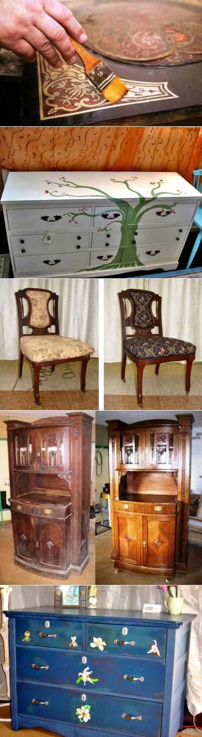 Как отреставрировать старую мебель в домашних условиях