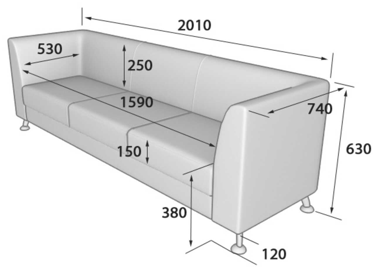 Стандартная высота дивана от пола до сидения. эргономика. оптимальные размеры мебели. по количеству посадочных мест