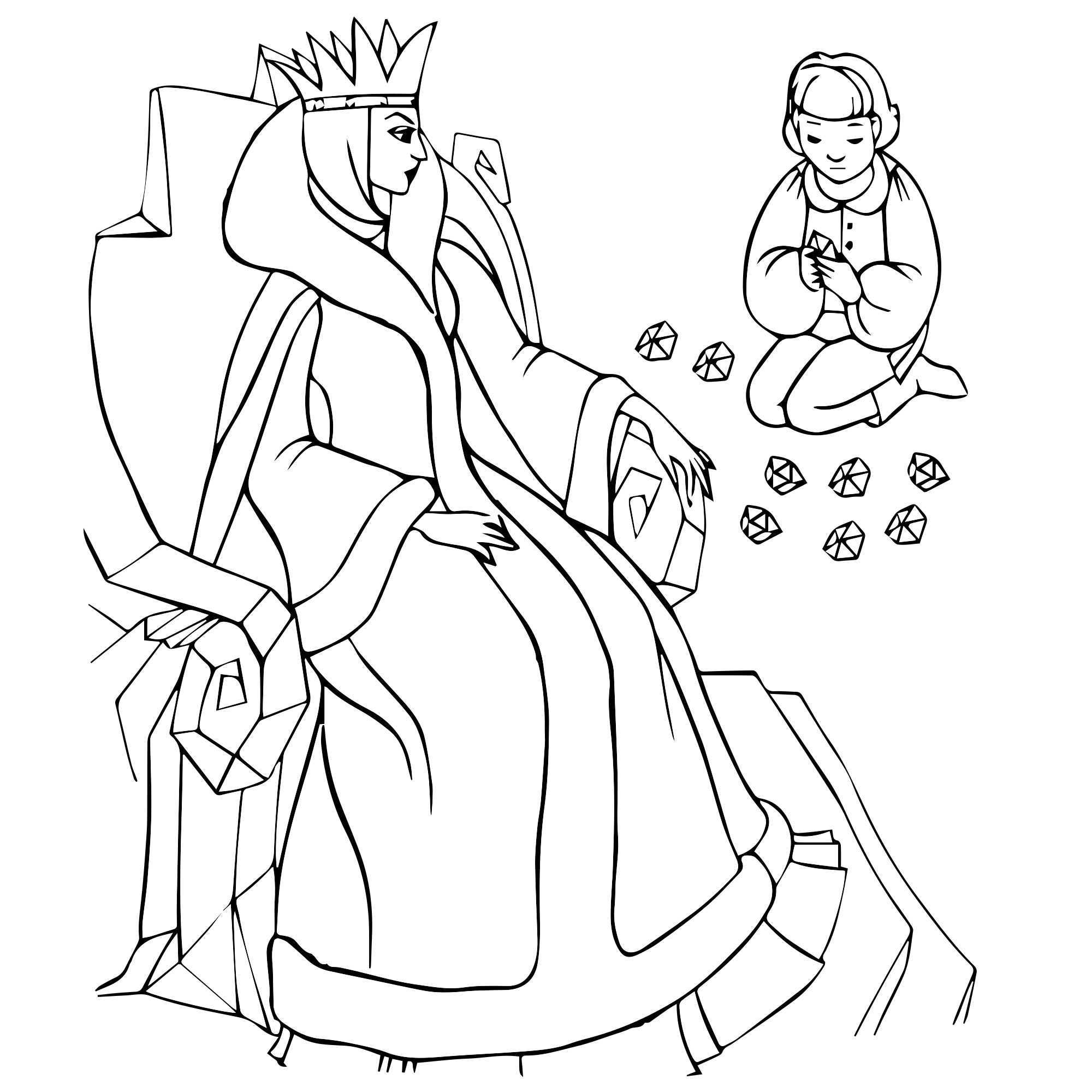 Как нарисовать корону снежной королевы поэтапно. как нарисовать снежную королеву карандашом поэтапно