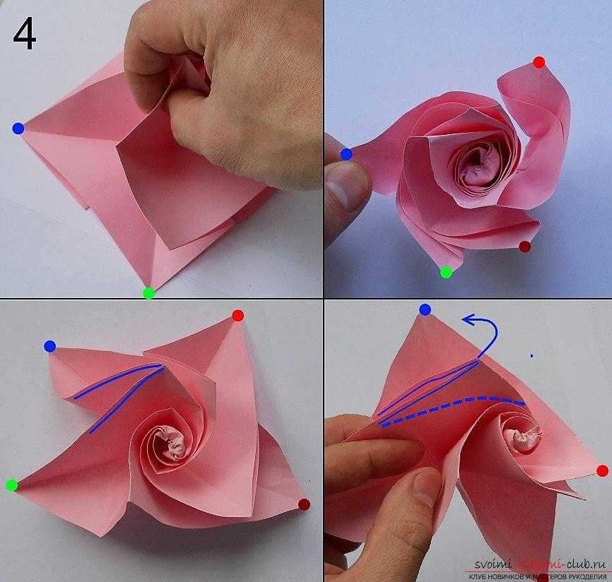 8 простых идей, как сделать розу из бумаги