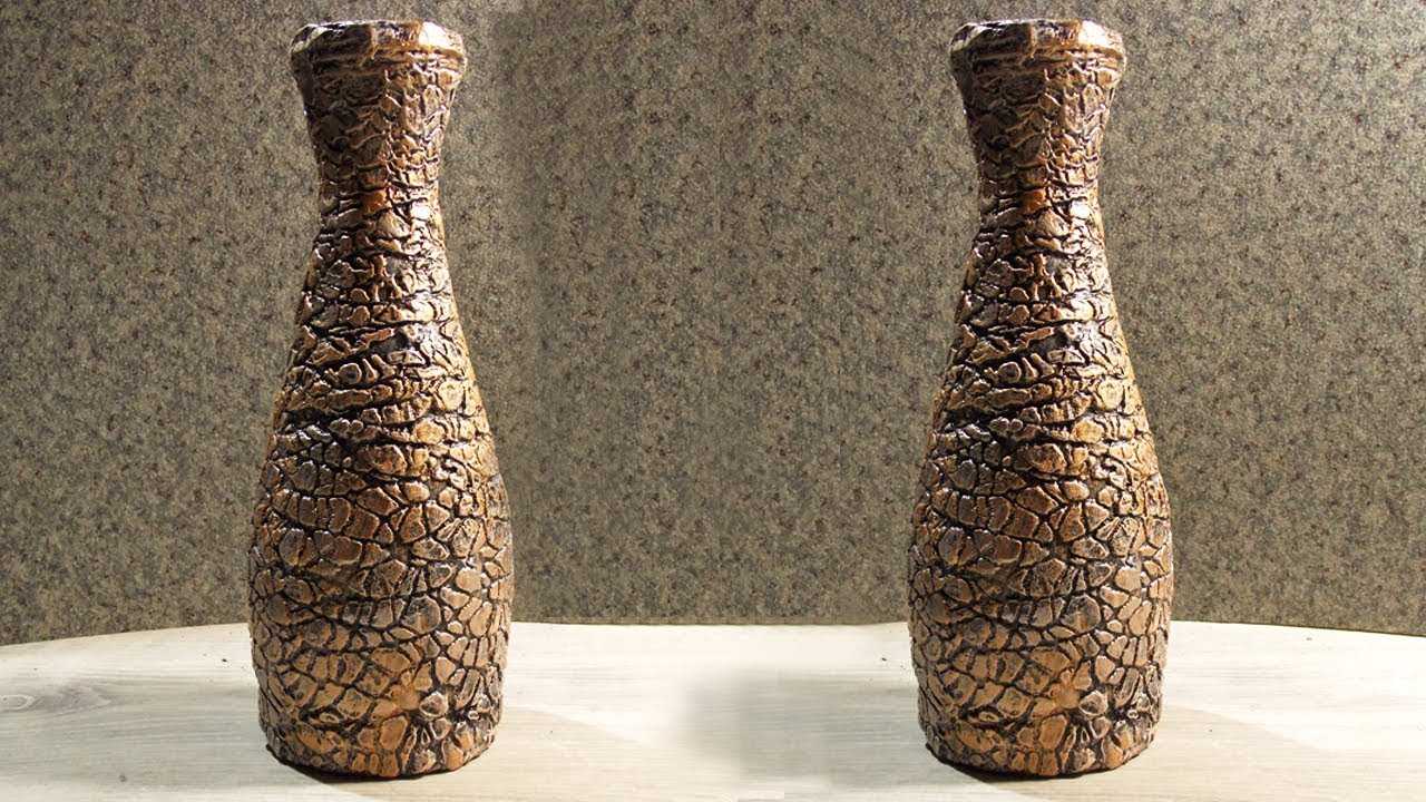 Как сделать напольную вазу своими руками в домашних условиях