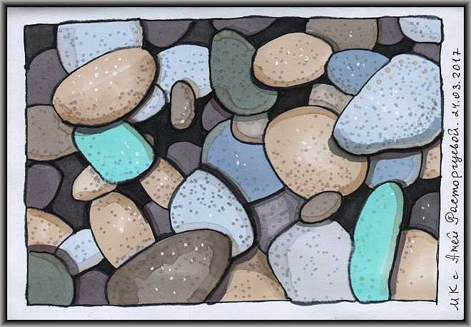 Как нарисовать камни карандашом: поэтапное рисования камней по легким схемам