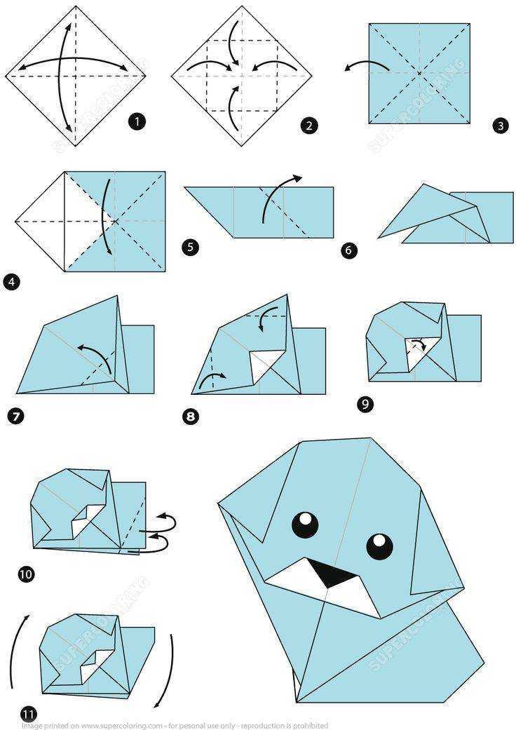 Оригами лиса из бумаги своими руками - три схемы