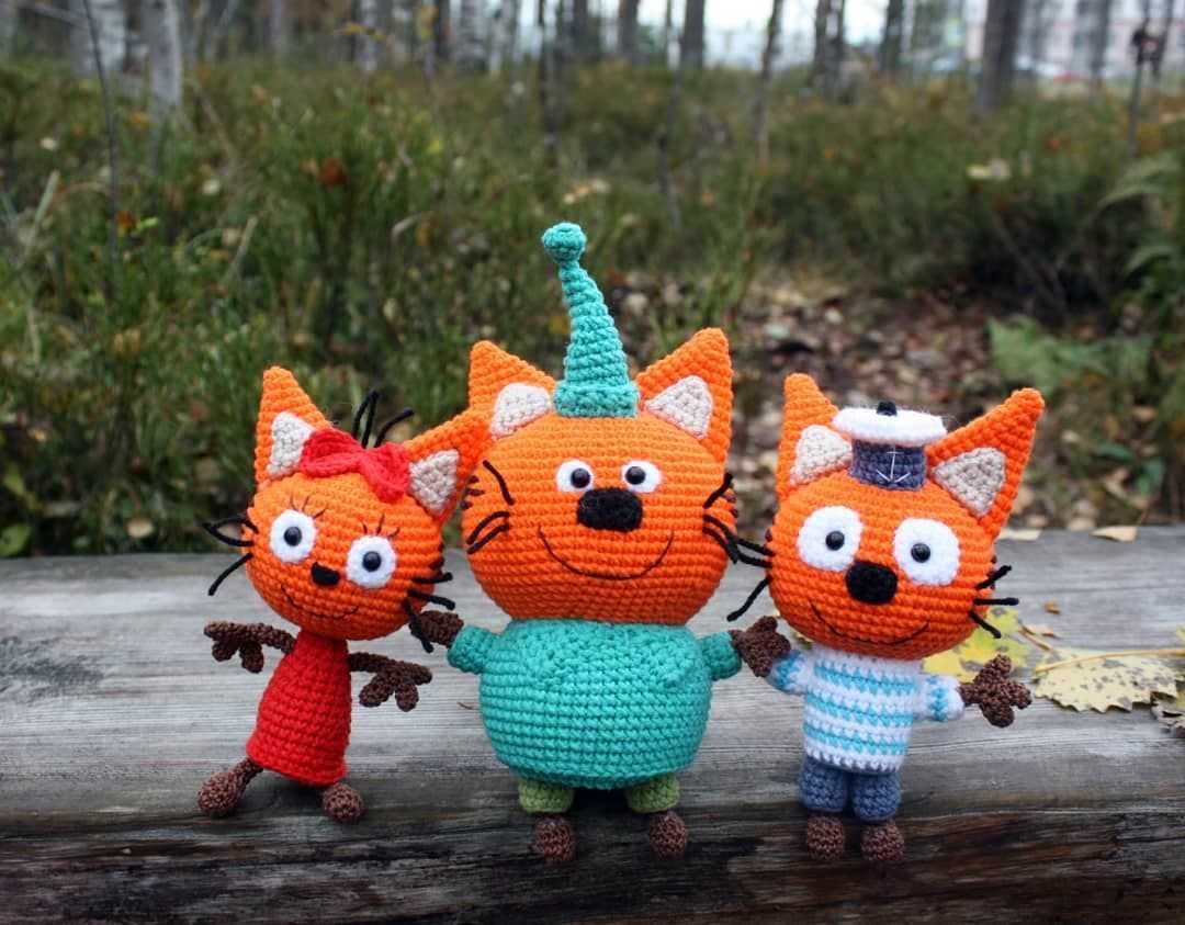 👩 вязаные игрушки и узоры крючком со схемами и описанием
