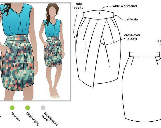 Выкройка юбки трапеция: для начинающих, пошаговая инструкция art-textil.ru