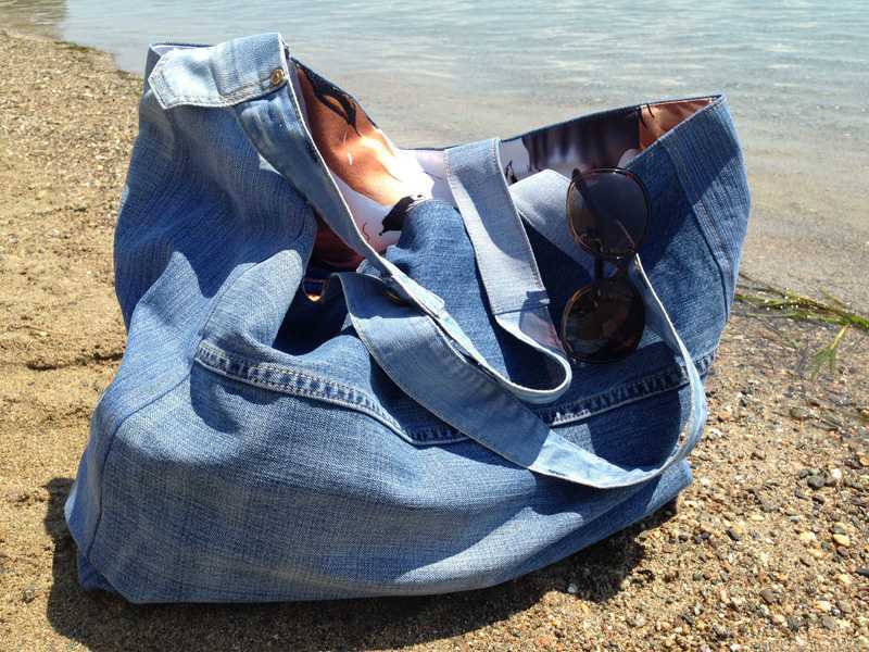 Из чего сшить пляжную сумку своими руками