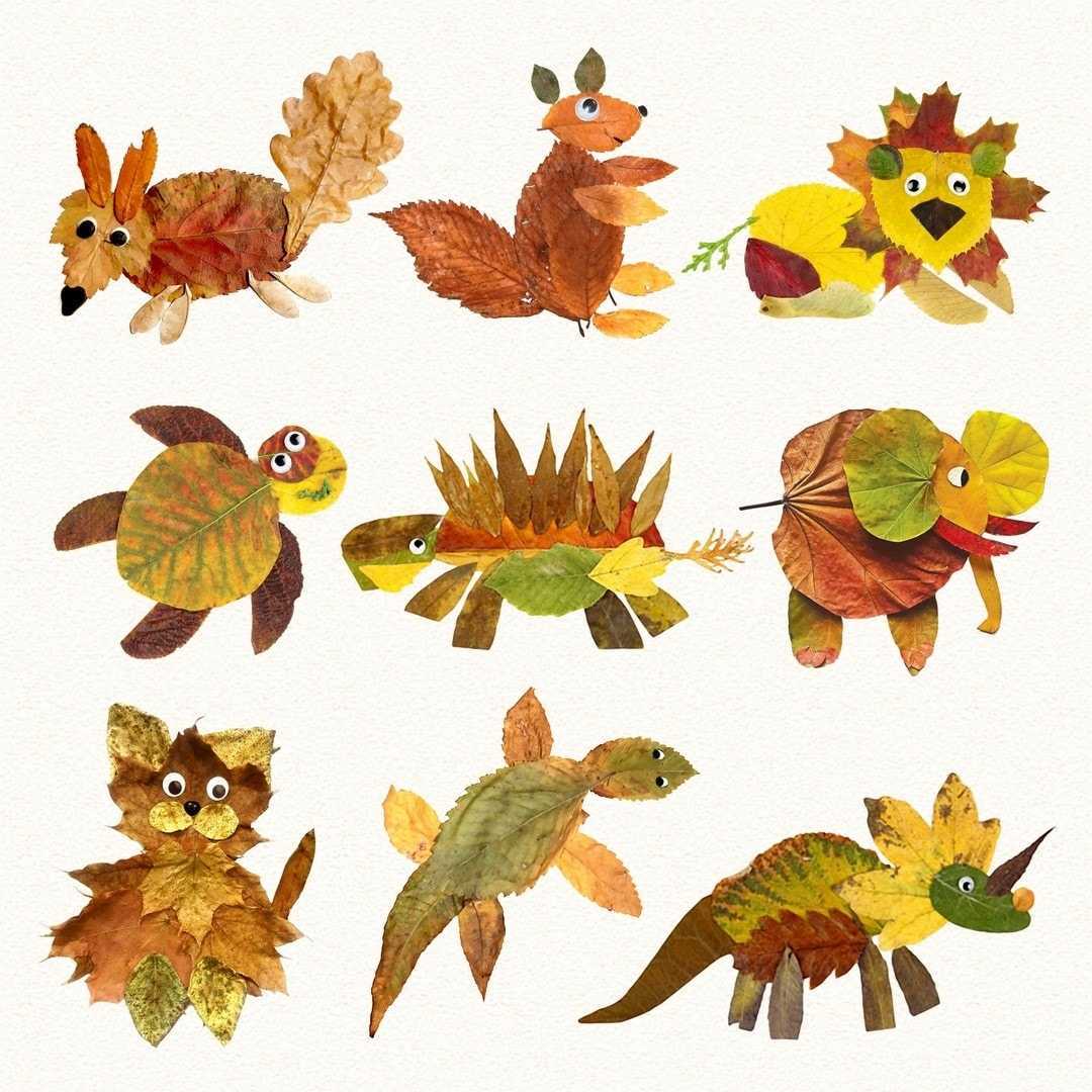 Осенние поделки (100+ идей) из природных материалов и листьев