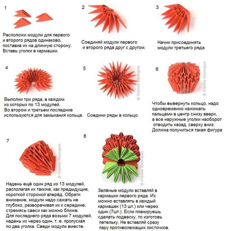 Поделки из модулей схемы