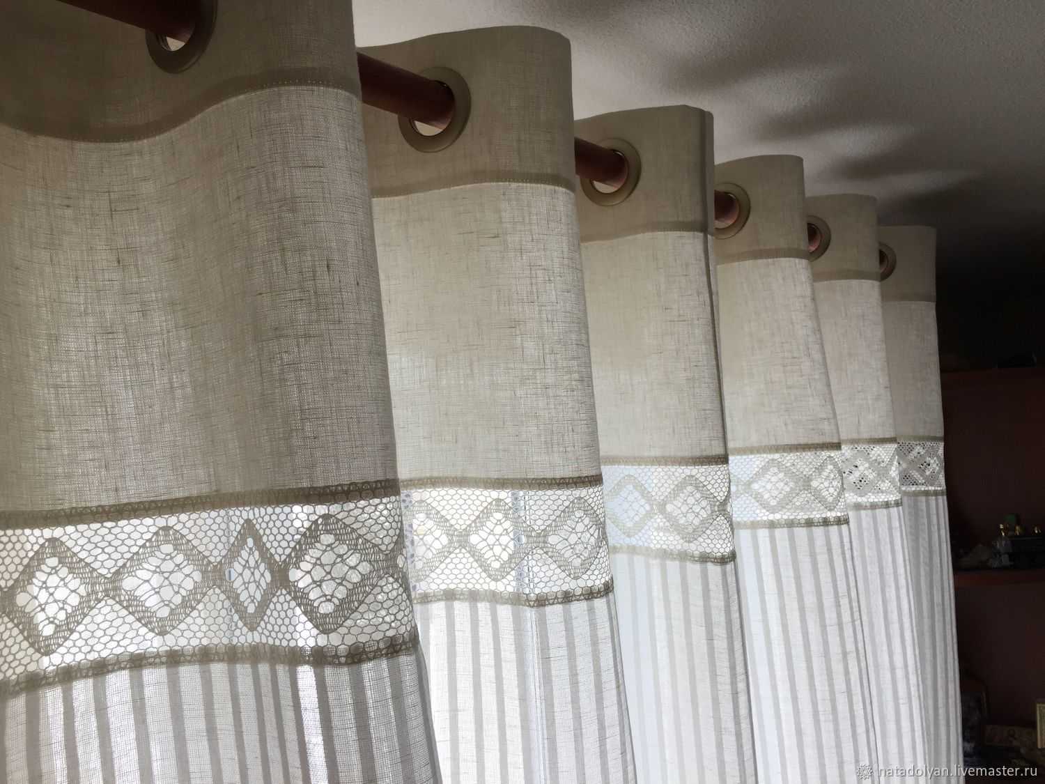 Льняные шторы: особенности и виды льняной ткани, варианты занавесок изо льна в интерьере