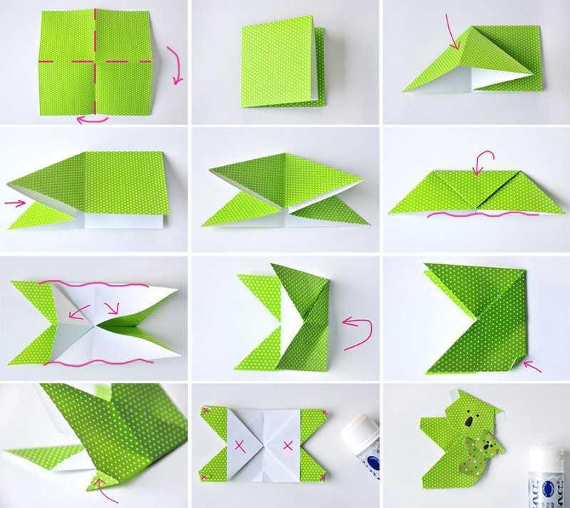 Маленькая коробочка из бумаги оригами без клея — как сделать пошагово своими руками