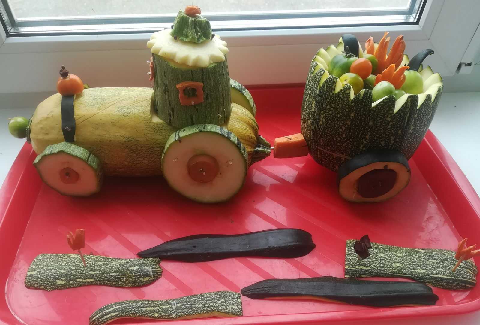 Поделки из овощей и фруктов своими руками для детского сада: идеи