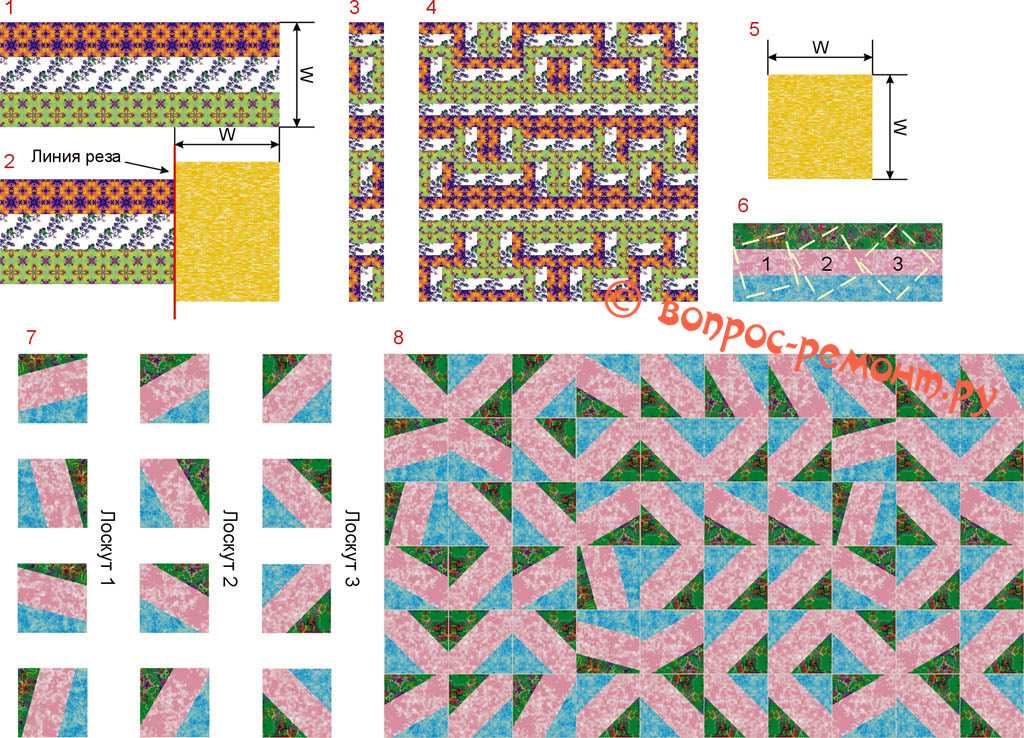 Лоскутное одеяло для начинающих своими руками схемы