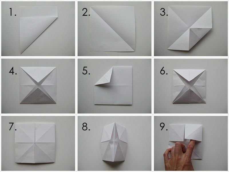 Гадалка из бумаги: как сделать оригами своими руками, видео, схемы